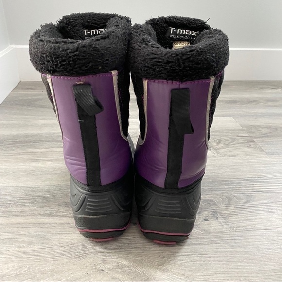McKinley Winter Apollo Purple & Black Girls Boots - Picture 6 of 11